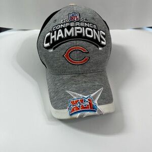 CHICAGO BEARS NFL 2006 Conference Champions Gray Cap
